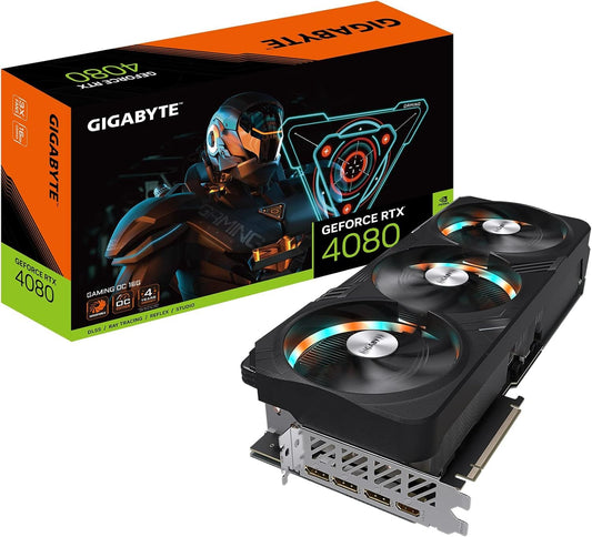 GIGABYTE Geforce RTX 4080 Gaming Oc 16G Graphics Card,3X Windforce Fans,16Gb Gddr6X